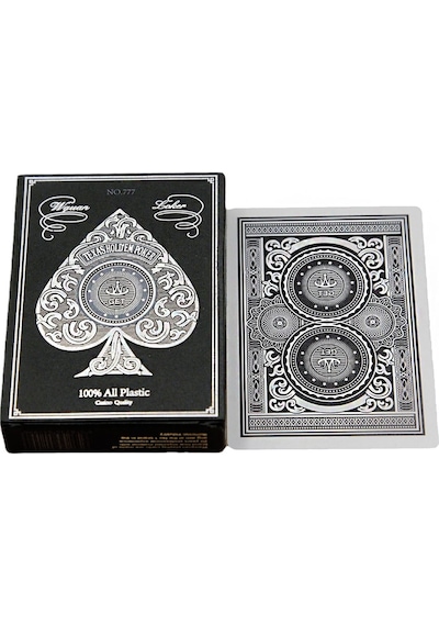 Jumbo Pvc Su Geçirmez İskambil Blackjack Oyun Kağıdı Cin885s