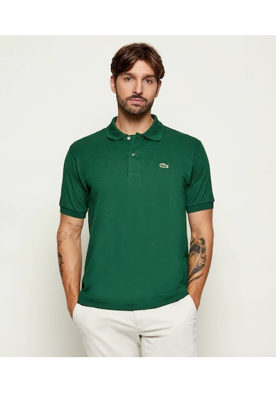 Lacoste Erkek Klasik Pike Kumaş Polo T-shirt Koyu Yeşil