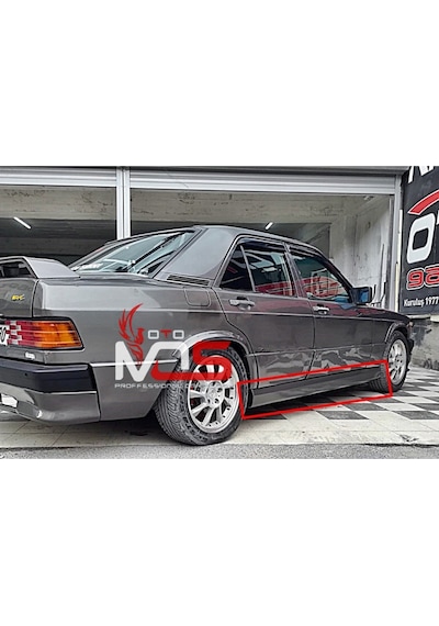 Mercedes 190e Uyumlu Marşpiyel Sağ Sol Takım Fiberglass Boyasız