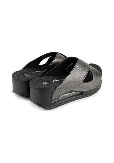 Muya Penelope Anatomik Airmax Memory Foam Kadın Terlik Desenli Platin