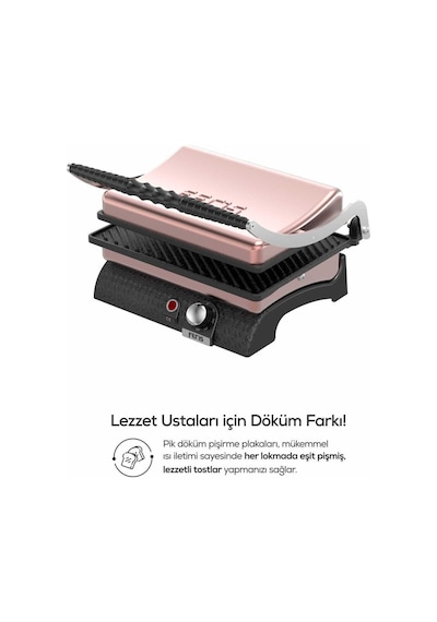 Feris FT3011 1800 W 12 Dilim Sanayi Döküm Tipi Tost Makinesi