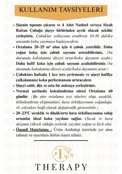 Therapy Smell, Ocean Blue - Lüks Çubuklu Oda Kokusu - 120 Ml - Kare Cam Şişe - Hediyeli Okyanus