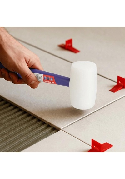 Workpro Wp241040 57mm 450gr Pvc Pp Saplı Beyaz Kauçuk Tokmak Fr Wp241040