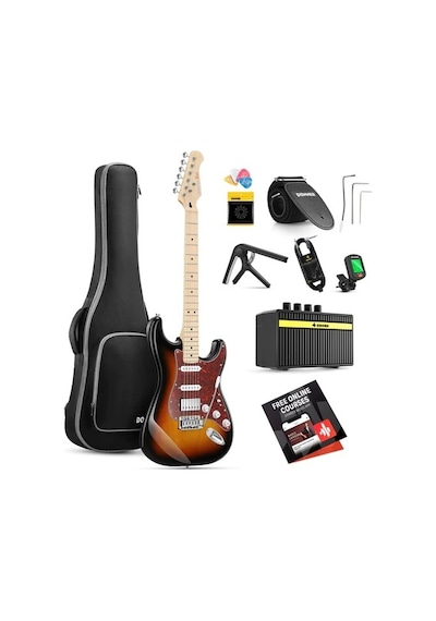 Donner Dst-152 Full-size St Elektro Gitar Seti Sunburst
