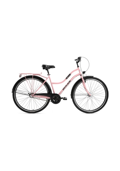 Bisan Bella Şehir Bisikleti 34 Cm V 24 Jant 3 Vites Pudra Pembe Siyah Pudra - Pembe