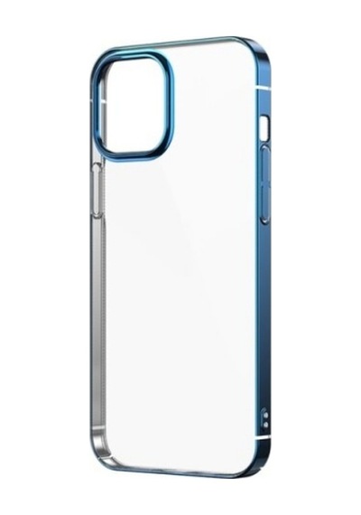 Noktaks - İphone 12 Uyumlu Kılıf Arkası Şeffaf Renkli Kenarlı Pixel Kapak - Açık Yeşil - T17391