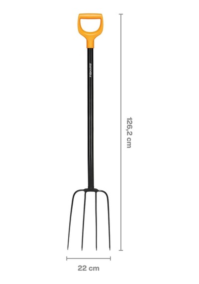 Fiskars Masif Metalden Solid Kompost Çatalı Genel