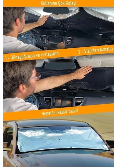 Volkswagen Passat Cc 1.8 Tsı 160 Tıptronıc Dsg Araca Uygun Oto Ön Cam Güneşliği Şemsiye
