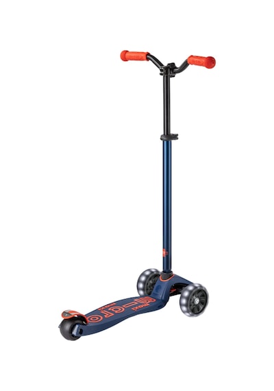 Micro Maxi Deluxe Pro Led 3 Tekerli Işıklı Çocuk Scooter Navy Red