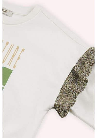 Kız Çocuk Baskılı Beyaz Sweatshirt 7274476 Kız Çocuk Baskılı Beyaz Sweatshirt 7274476