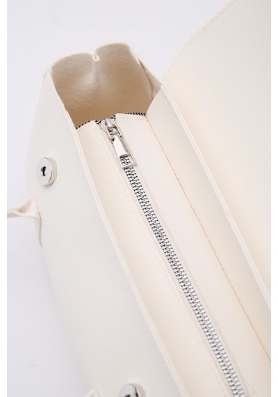 Shule Bags Mari Vintage Baget Çanta Krem