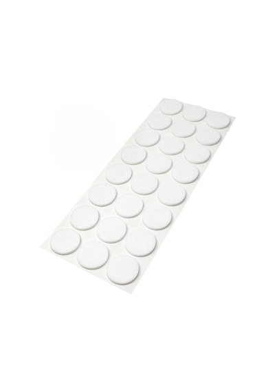 28 Mm Yapışkanlı Mobilya Ayağı Keçesi Zemin Koruyucu Masa Sandalye Parke Koruma Pedi 28'li Paket Diğer