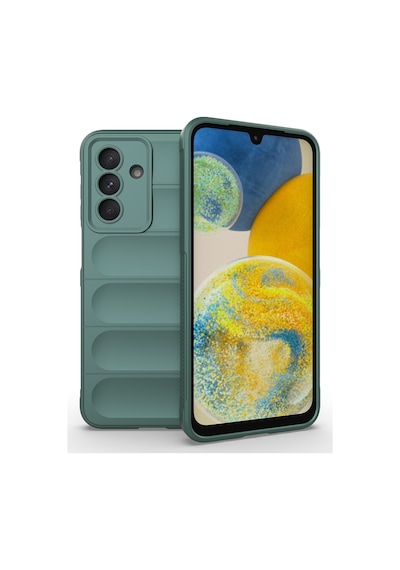 Galaxy Uyumlu A26 Kılıf Esnek Tpu Oyuklu Arka Yüzey Tasarımlı Zore Etnik Silikon Kapak - Siyah Siyah