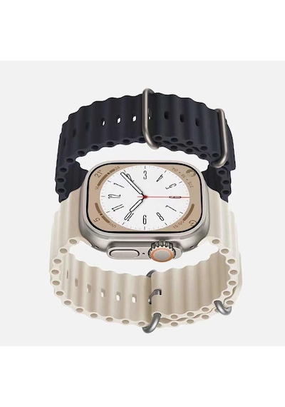 Apple Uyumlu Watch 7 45mm Zore Krd-75 Silikon Kordon
