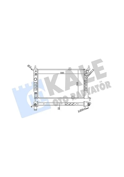 Opel Astra F Motor Radyatoru 1.6 1993-1994 C16se Kale 371000