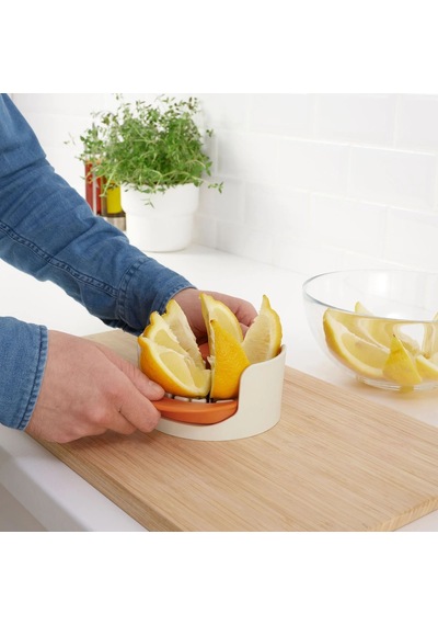 Ikea Uppfylld Meyve Ve Sebze Dilimleyici 12,5 X 7,4 Cm Yeşil Turuncu Açık Bej Çok Renkli