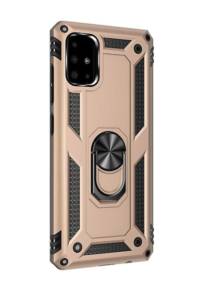 Samsung Galaxy Uyumlu M51 Kılıf Tank Koruma Vega Standlı Yüzüklü Mıknatı (510451028)