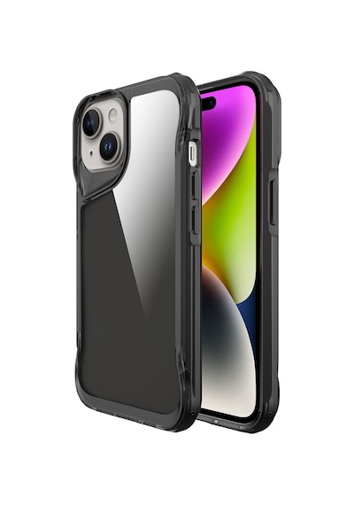 Apple Uyumlu iPhone 15 Kılıf Tmax Lüx Transparan Şeffaf Pürüzsüz Sert Silikon