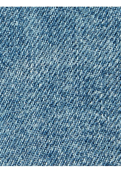 Koton Pamuklu Rahat Kalıp Düğme Detaylı Beli Katlamalı Mini Denim Şort Orta İndigo 6sal40282md