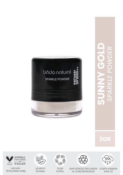 Sparkle Powder Sunny Gold Toz Işıltılı Aydınlatıcı %100 Doğal