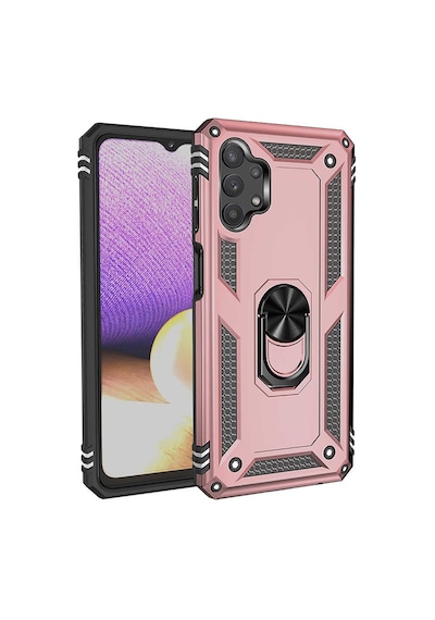 Samsung Uyumlu Galaxy A13 4g Kılıf Zore Vega Kapak Rose Gold