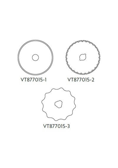 VIP-TEC 45mm Yuvarlak Düz Kesim Bıçağı Yerli Üretim