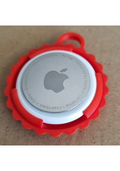 Nuka Cola Kapak Görünümlü Apple Uyumlu AirTag İçin Kılıf Anahtarlık Keychain