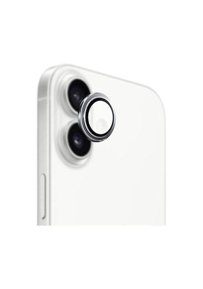 Safeus 9h+ Safir Temperli Kamera Lens Koruyucu, Apple Uyumlu iPhone 17 İle Beyaz