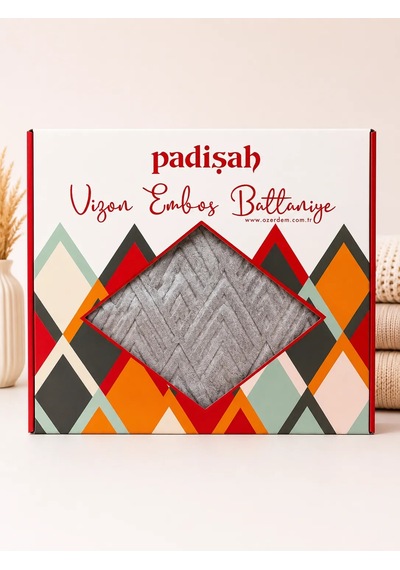 Padişah Battaniye Tek Kişilik Gri
