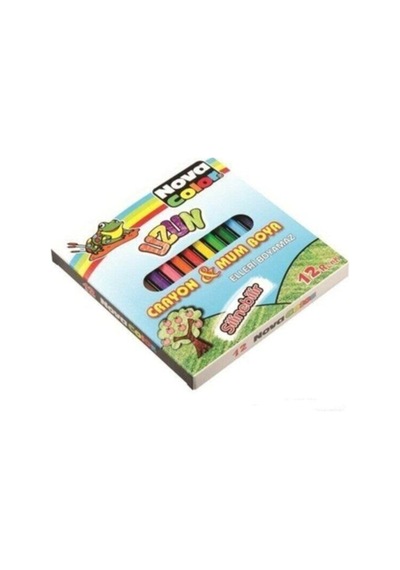Mum Pastel Boya Maxi Karton Tüp 12 Li Nc-2113 Karışık