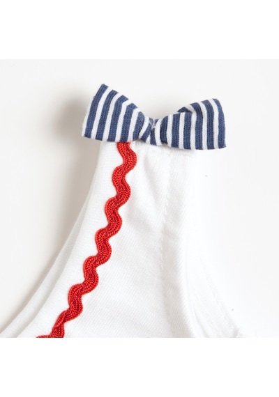 Chicco 2'lı Takım / Atlet+pantalon 09073895000000 000038 Whıte & Blue Beyaz - Mavi