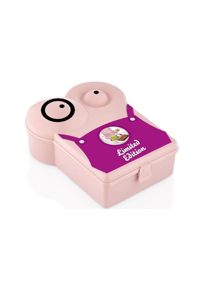 Beslenme Kabı Çıkaralabilir Bölmeli Bpa İçermez Okul Piknik Kamp Sandviç Tost Beslenme Kabı Pembe Çok Renkli