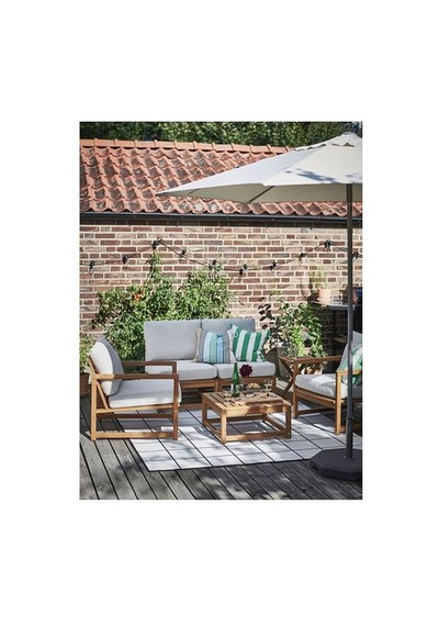 Ikea Nämmarö Bahçe Koltuğu Oturma Bölmesi, Açık Kahverengi, 63x63 Cm