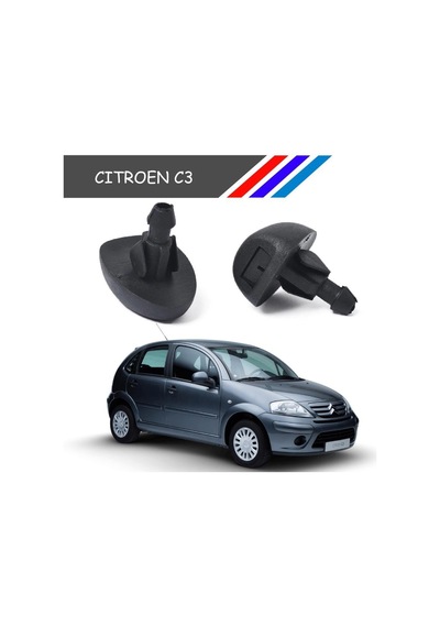 Citroen C3 Ön Cam Su Fiskiye Memesi Ikili Takim 2002-2009 6438V8 496217311