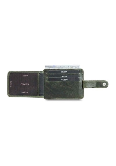 Guard Dikey Crazy Yeşil Deri Kartlık - 173gua2307t1471 Çok Renkli