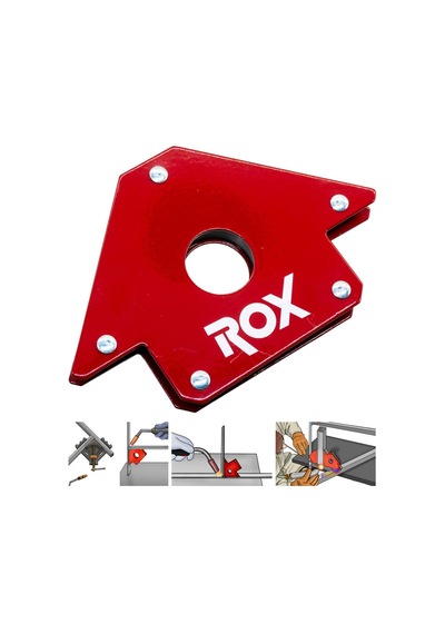 Rox 0072 Manyetik Açılı Kaynak Tutucu Mıknatıs Gönye 22 Kg