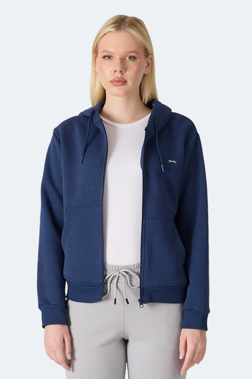 Slazenger Mılıo I Kadın Lacivert Sweatshirt Lacivert