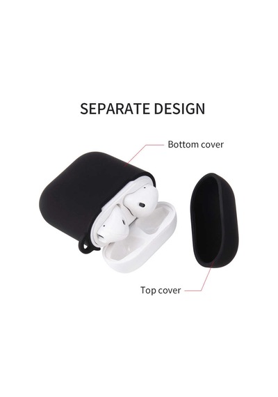 Apple AirPods Uyumlu Kılıf Zore Airbag 11 Silikon Lacivert