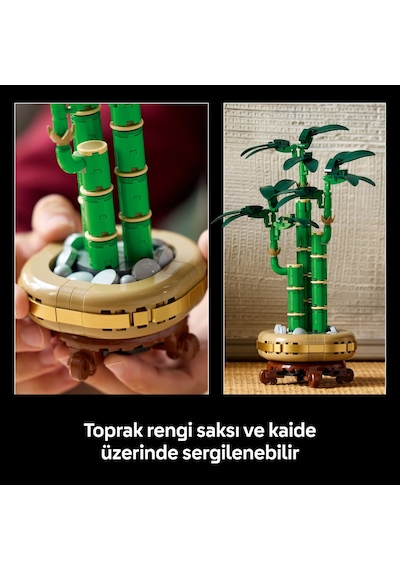 LEGO® Botanicals Sans Bambusu 10344 - Dogasever Yetiskinler için Dekoratif Bitki Yapim Seti (325 Parça)
