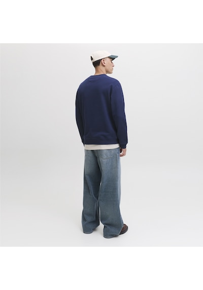 Jack & Jones Erkek Gögüs Nakis Islemeli Sweat - Norrebro - 12282893 Ocean Cavern