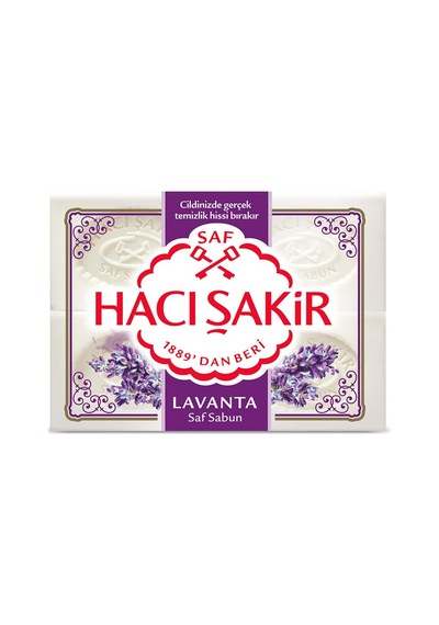 Hacı Şakir Lavanta Beyaz Kalıp Sabun 4 X 150 G - 7 Adet Tarı Diğer