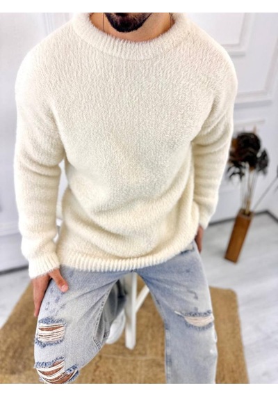 Elku Moda Kazak Oversize Tüylenmez Polar Kazak Bol Kesim Naturel Pamuk Rahat Kesim Salaş Peluş Kazak Beyaz Elku Moda Kazak Oversize Tüylenmez Polar Kazak Bol Kesim Naturel Pamuk Rahat Kesim Salaş Peluş Kazak Beyaz
