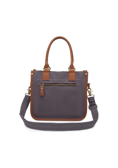 Kanvas Kumaş Kadın Çantası Elden Tutmalı Smart Bags 1333 Kahve