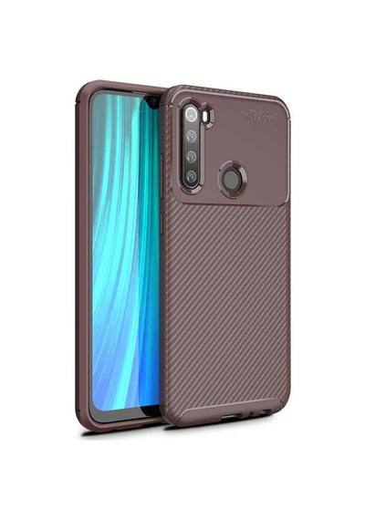 Xiaomi Redmi Note 8 Kilif Zore Antisok Karbon Silikon Kapak + Cam 387275880