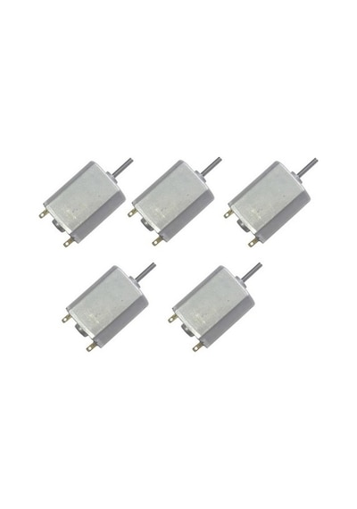 3v-12v Dc 130 Motor Tamamen Metal Gövde A Kalite 10mm Mil 5 Adet