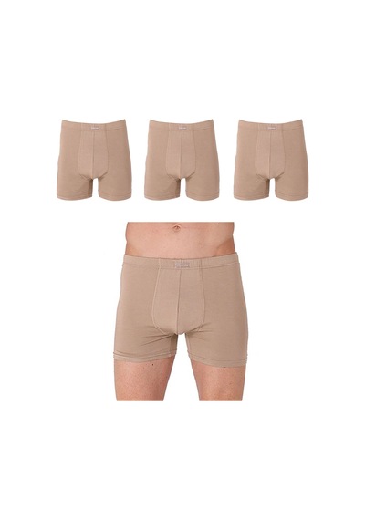 Thermoform Bambu Erkek Şort Kum 3'lü Paket Çok Renkli
