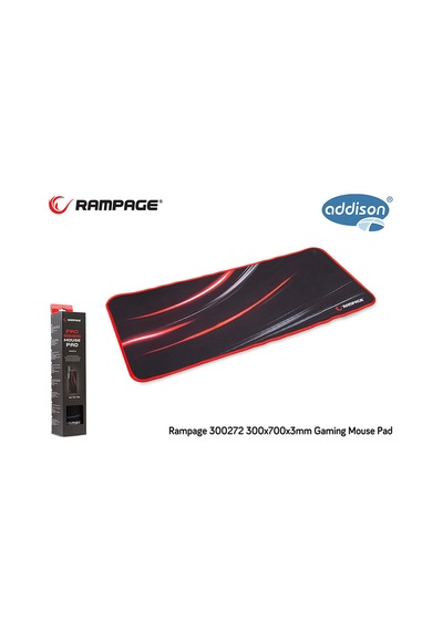 Northcity Rampage 300x700x3mm Siyah Gaming Mouse Pad - Yüksek Hassasiyetli Oyun Deneyimi
