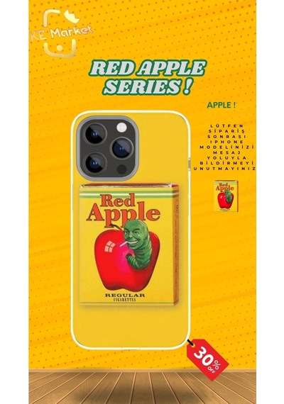 Red Series Apple Uyumlu iPhone Tüm Modellere Kılıf 678x111213141516 Plus