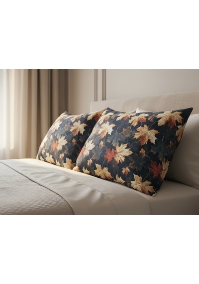 Artunhome Poplin Dijital Baskılı Yastık Kılıfı Seti 2 Adet 50x70 Cm %100 Pamuk Çok Renkli