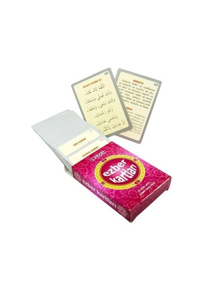 Hızır Ezber Kartları - Dua Sure Ezber Kartları - 50 Kart